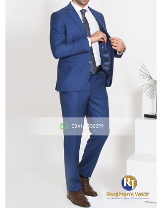 Blue Italian Suiting Coat Pant