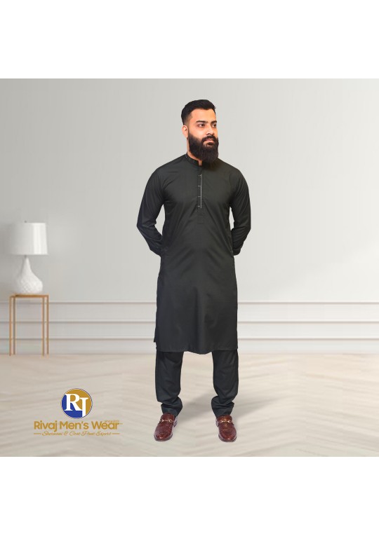 Pitch Black Kurta Trouser