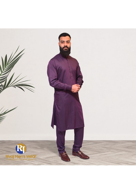 Purple Kurta Trouser