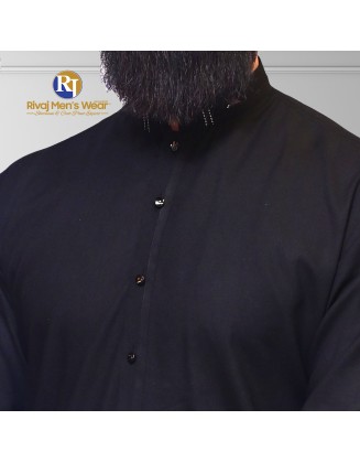 Jet Black Kurta Trouser