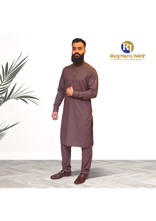 Chestnut Brown Kurta Trouser