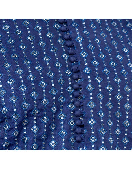  Blue galaxy embroidered kurta