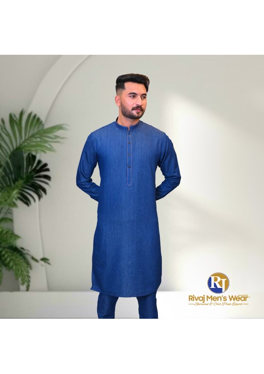 Blue Tencil Shalwar Kameez