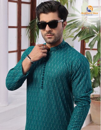 Zinc Embroidered Fancy Kurta