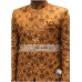 Rust Brown Embroidered Prince Coat