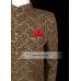 Multi Color Embroidered Fabric Prince Coat