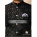 Black Velvet Galaxy Embroidered Waistcoat