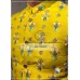 Titanium Yellow Raw Silk Embroidered Waistcoat