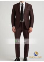 Chocolate Brown Suiting Coat Pant