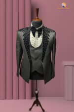 Grey Elegance Coat Pant