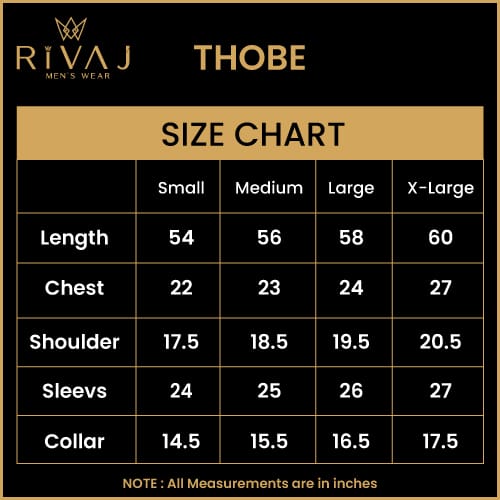 Rivaj Men'S Wear - Best Size Guide 7 In Karachi - Premium Wedding Wear Size Guide 7