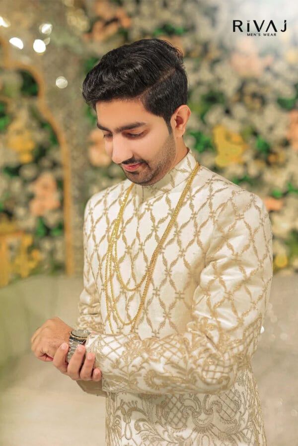 Rivaj Men'S Wear - Best Natural Colors 27 In Karachi - Premium Wedding Wear Natural Colors 27