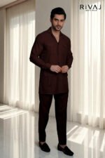 Maroon Safari Suit