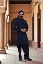 Navy Blue Plain Suit